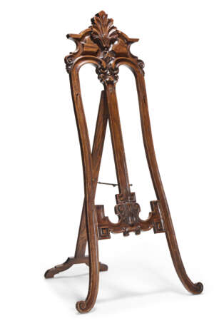 AN ITALIAN CARVED WALNUT EASEL - photo 3