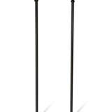 A PAIR OF PATINATED METAL FLOOR LAMPS - photo 2