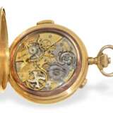 Taschenuhr: schwere astronomische Goldsavonnette mit 6 Komplikationen, Invicta um 1890 - фото 2