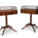 A PAIR OF REGENCY STYLE MAHOGANY SIDE TABLES - фото 4