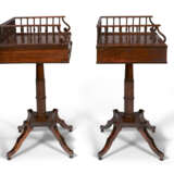 A PAIR OF REGENCY STYLE MAHOGANY SIDE TABLES - фото 5