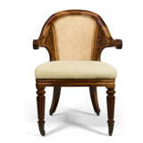 A GEORGE IV MAHOGANY LIBRARY ARMCHAIR - photo 5