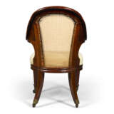 A GEORGE IV MAHOGANY LIBRARY ARMCHAIR - photo 6