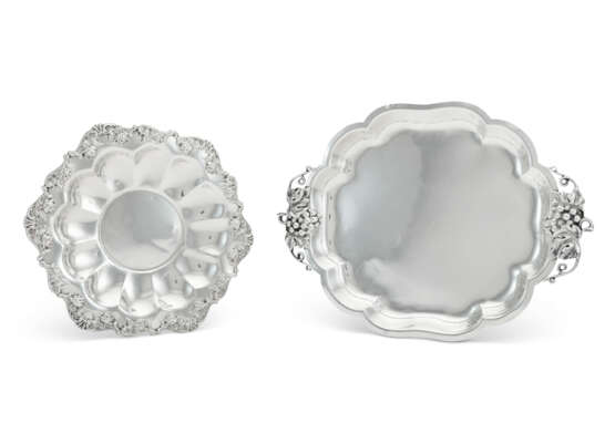 TWO AMERICAN SILVER SERVING DISHES - Foto 1