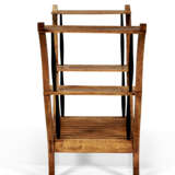 A BIEDERMEIER FRUIT WOOD AND PARCEL EBONIZED ETAGERE/ PLANT STAND - photo 2