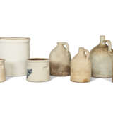 SEVEN AMERICAN SALT-GLAZED STONEWARE VESSELS - photo 2