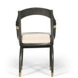 A CONSULAT BRONZED AND PARCEL-GILT FAUTEUIL - фото 4