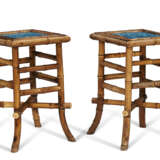 A PAIR OF LATE VICTORIAN BAMBOO OCASSIONAL TABLES - фото 1