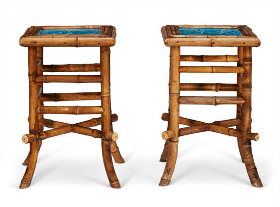 A PAIR OF LATE VICTORIAN BAMBOO OCASSIONAL TABLES - фото 3