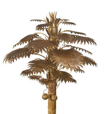 A PAIR OF LARGE FRENCH BRASS PALM TREES - Foto 5