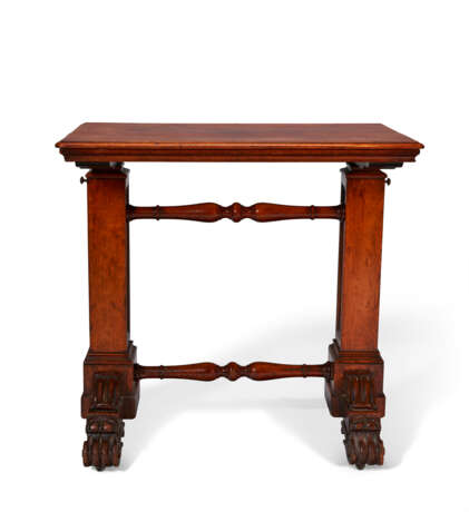 A GEORGE IV MAHOGANY ADJUSTABLE READING TABLE - фото 3