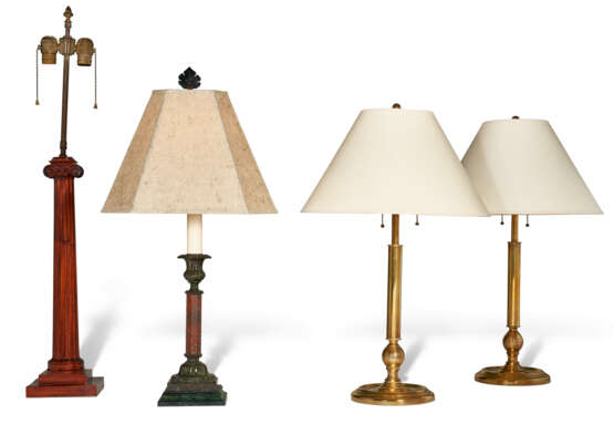 A GROUP OF FOUR TABLE LAMPS - photo 1