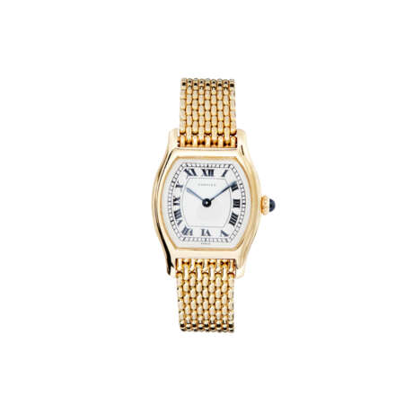 CARTIER GOLD `TORTUE` WRISTWATCH - Foto 1