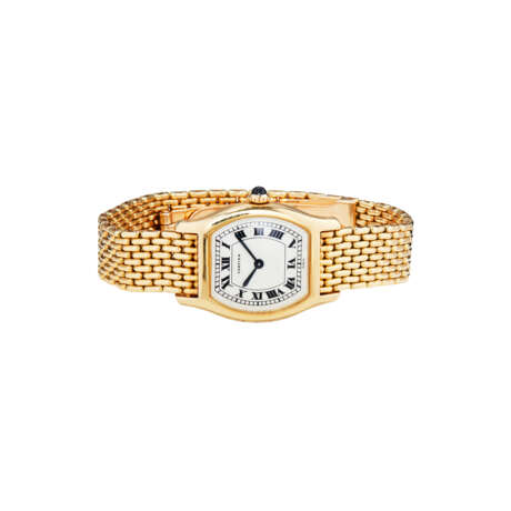 CARTIER GOLD `TORTUE` WRISTWATCH - Foto 2