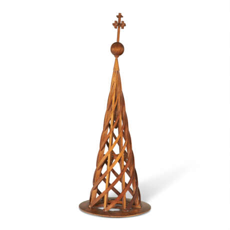 A WALNUT ARCHITECTURAL MODEL, PROBABLY FRENCH - фото 1