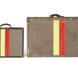 A SET OF TWO: A PERSONALIZED WOVEN FABRIC SUITCASE & A PERSONALIZED WOVEN FABRIC BRIEFCASE - Foto 2