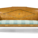 A RUSSIAN BURR-BIRCH AND BRASS MOUNTED SOFA - фото 2