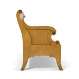 A RUSSIAN BURR-BIRCH AND BRASS MOUNTED SOFA - фото 4