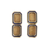 DAVID WEBB PAIR CUFFLINKS AND UNSIGNED DRESS STUD ACCOMPANIED BY GROUP OF GOLD AND GEM SET CUFFLINKS - photo 5