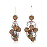 FRENCH GLASS EARRINGS, ATTRIBUTED TO CHANEL - photo 1