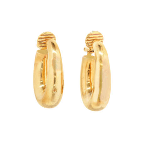 TIFFANY & CO. GOLD HOOP EARRINGS - Foto 1