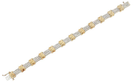 DIAMOND AND GOLD BRACELET - фото 1