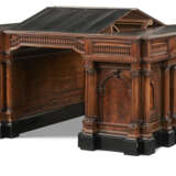 A LARGE ENGLISH MAHOGANY PARTNER`S DESK - photo 4