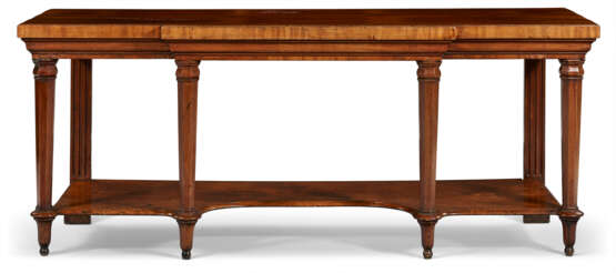 A WILLIAM IV MAHOGANY SERVING TABLE AND COLLECTED BAR SERVICE - photo 4