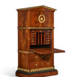 A GERMAN ORMOLU-MOUNTED AND BRONZED MAHOGANY SECRETAIRE - фото 3