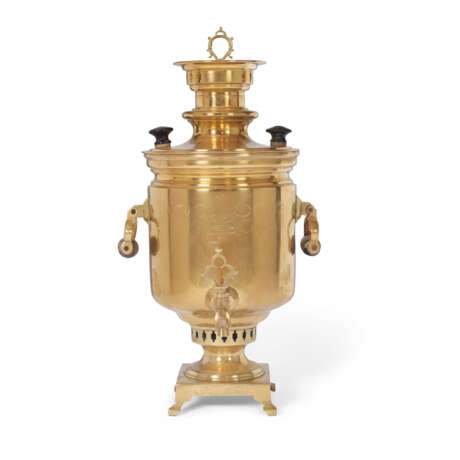 A RUSSIAN BRASS SAMOVAR - photo 2