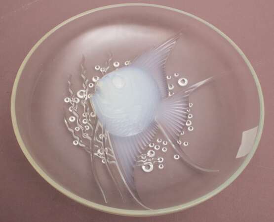 R&eacute;cipient en verre Poisson Verre Mid-20th century - photo 3