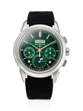 PATEK PHILIPPE, VIBRANT PLATINUM PERPETUAL CALENDAR CHRONOGRAPH WRISTWATCH, REF. 5270P-014 - фото 1