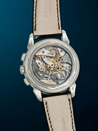 PATEK PHILIPPE, VIBRANT PLATINUM PERPETUAL CALENDAR CHRONOGRAPH WRISTWATCH, REF. 5270P-014 - фото 3