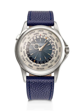 PATEK PHILIPPE, PLATINUM WORLD TIME WRISTWATCH, REF. 5130P-001 - фото 1