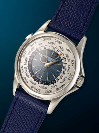 PATEK PHILIPPE, PLATINUM WORLD TIME WRISTWATCH, REF. 5130P-001 - фото 2