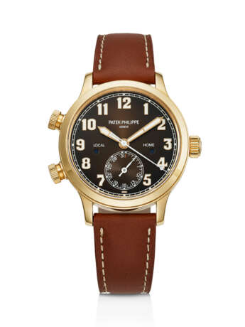 PATEK PHILIPPE, PINK GOLD DUAL TIME ‘CALATRAVA PILOT TRAVEL TIME', REF. 7234R - фото 1