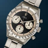 ROLEX, STAINLESS STEEL CHRONOGRAPH 'DAYTONA', WITH BLACK 'PAUL NEWMAN' DIAL, REF. 6239 - Foto 2