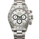 ROLEX, VERY RARE AND INTRIGUING STAINLESS STEEL CHRONOGRAPH 'DAYTONA', WITH 'NO DAYTONA' DIAL, REF. 16520 - Foto 1