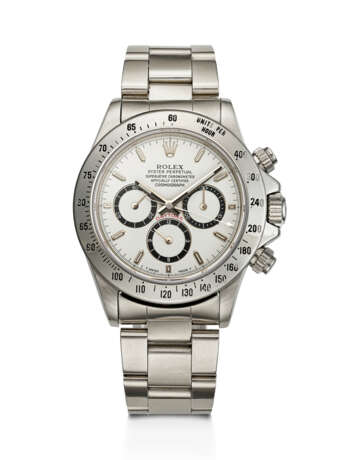 ROLEX, STAINLESS STEEL CHRONOGRAPH 'DAYTONA', SO-CALLED 'INVERTED 6', REF. 16520 - Foto 1