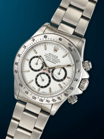 ROLEX, STAINLESS STEEL CHRONOGRAPH 'DAYTONA', SO-CALLED 'INVERTED 6', REF. 16520 - Foto 2