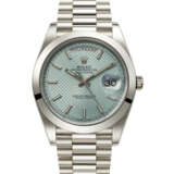 ROLEX, RARE AND HEAVY PLATINUM 'DAY-DATE', REF. 228206 - photo 1