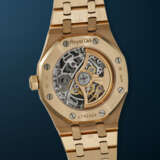 AUDEMARS PIGUET, PINK GOLD 'ROYAL OAK DOUBLE BALANCE WHEEL OPENWORKED', REF. 15467OR - photo 3