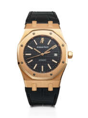 AUDEMARS PIGUET, PINK GOLD 'ROYAL OAK', REF. 15300OR