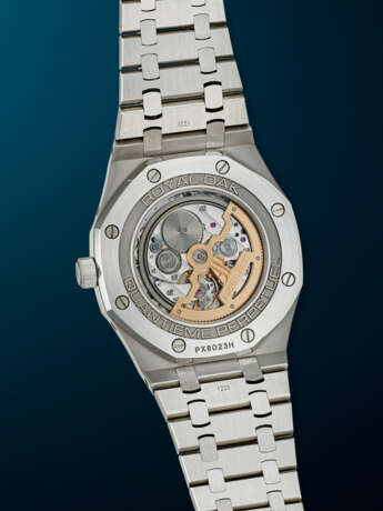 AUDEMARS PIGUET, COVETED STAINLESS STEEL PERPETUAL CALENDAR 'ROYAL OAK', WITH MOON PHASES, REF. 26574ST - photo 3