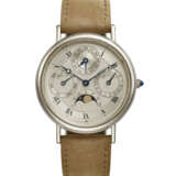 BREGUET, WHITE GOLD PERPETUAL CALENDAR 'CLASSIQUE', WITH MOON PHASES, REF. 3050 - фото 1