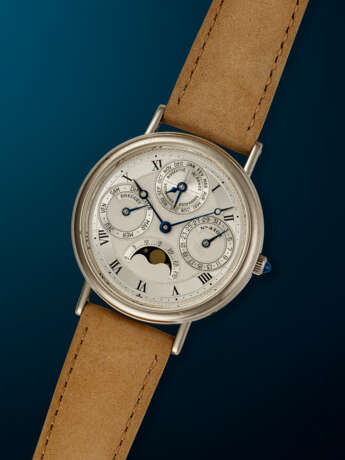 BREGUET, WHITE GOLD PERPETUAL CALENDAR 'CLASSIQUE', WITH MOON PHASES, REF. 3050 - фото 2