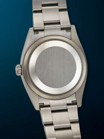 ROLEX, STAINLESS STEEL 'OYSTER PERPETUAL' WITH YELLOW DIAL, REF. 126000 - photo 3