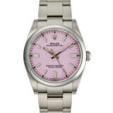 ROLEX, STAINLESS STEEL 'OYSTER PERPETUAL', WITH PINK DIAL, REF. 126000 - photo 1