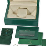 ROLEX, STAINLESS STEEL 'DATEJUST', WITH GREEN PALM MOTIF DIAL, REF. 126200 - photo 4