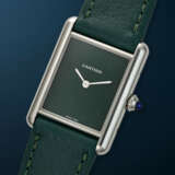 CARTIER, STAINLESS STEEL QUARTZ 'TANK MUST', WITH GREEN DIAL, REF. WSTA0056 - photo 2